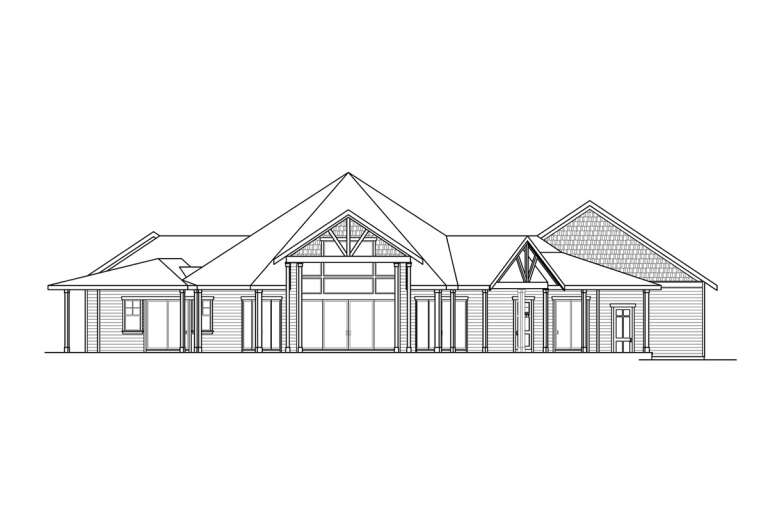 Farmhouse House Plan #035-00974 Elevation Photo