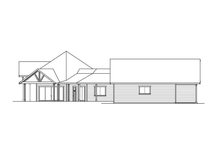 Farmhouse House Plan #035-00974 Elevation Photo