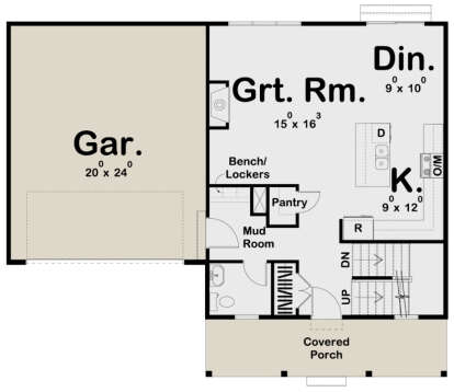 Main Floor for House Plan #963-00629
