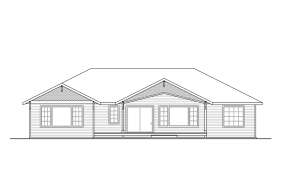 Country House Plan #035-00975 Elevation Photo