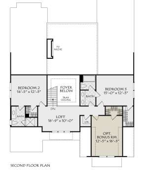 Second Floor for House Plan #8594-00465