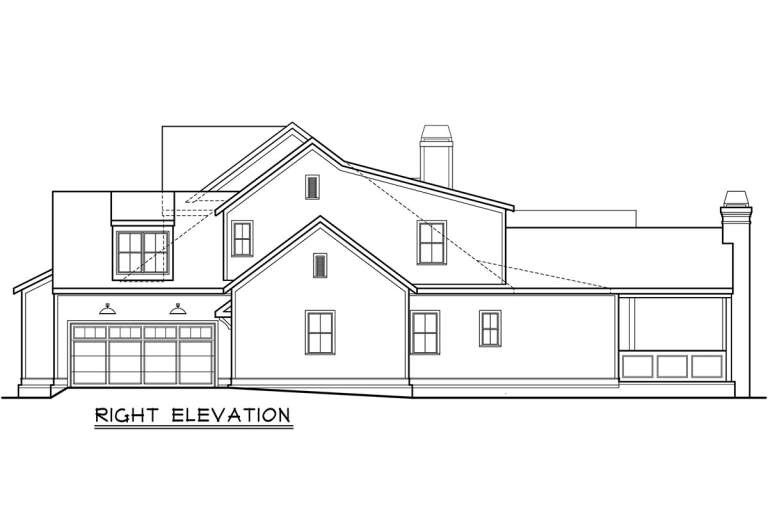 Modern Farmhouse House Plan #8594-00466 Elevation Photo