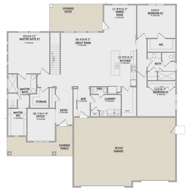 House Plan House Plan #26327 Drawing 1