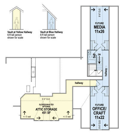 Second Floor for House Plan #4195-00044