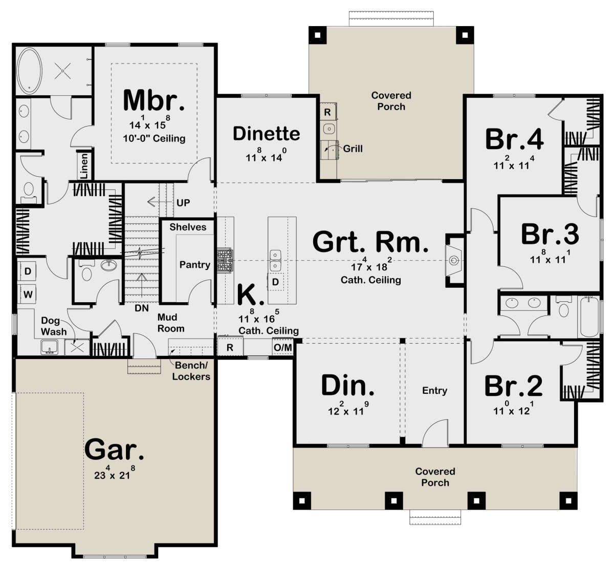 Main Floor for House Plan #963-00630