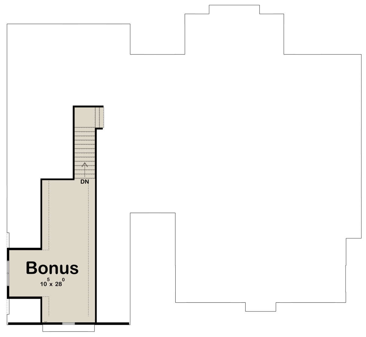 Bonus Room for House Plan #963-00630