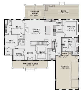 Main Floor for House Plan #6849-00114