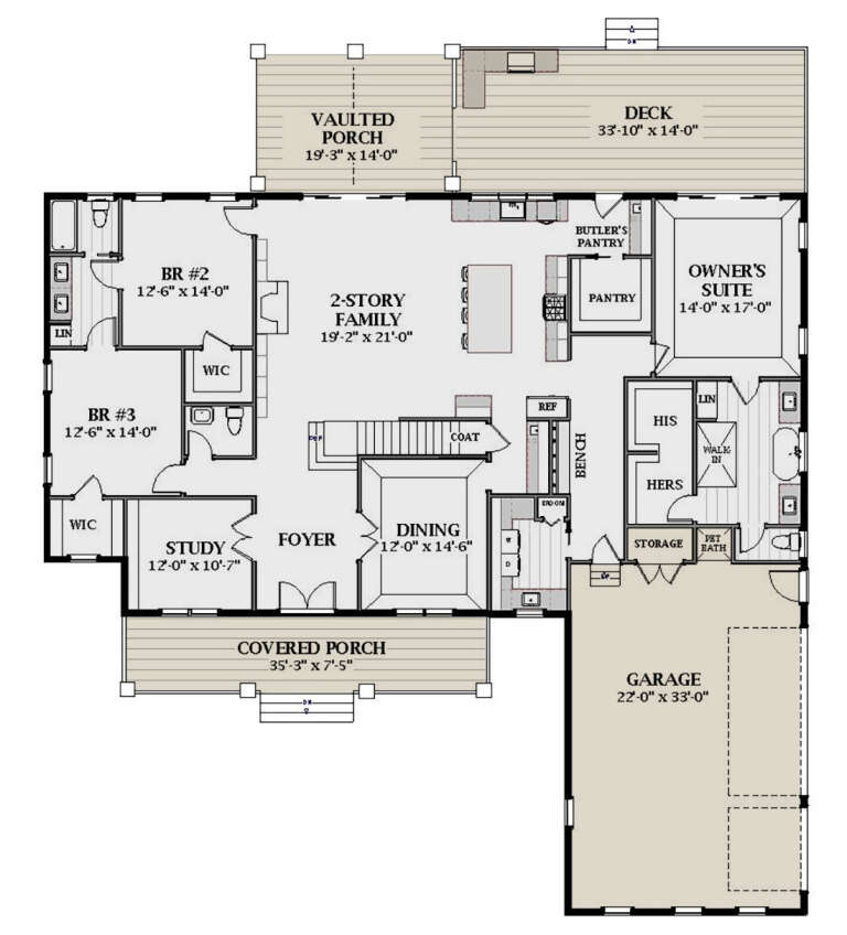 House Plan House Plan #26331 Drawing 1