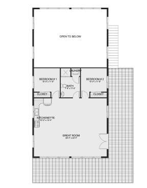 Second Floor for House Plan #2802-00126