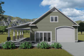 Country House Plan #2802-00128 Elevation Photo