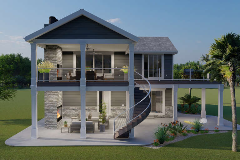 Craftsman House Plan #2802-00129 Elevation Photo