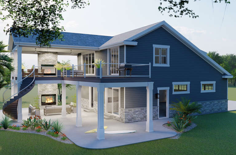 Craftsman House Plan #2802-00129 Elevation Photo