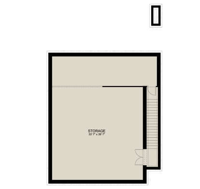 Basement for House Plan #2802-00129