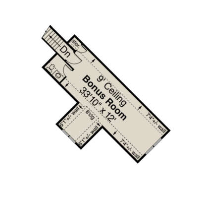 Bonus Room for House Plan #035-00976