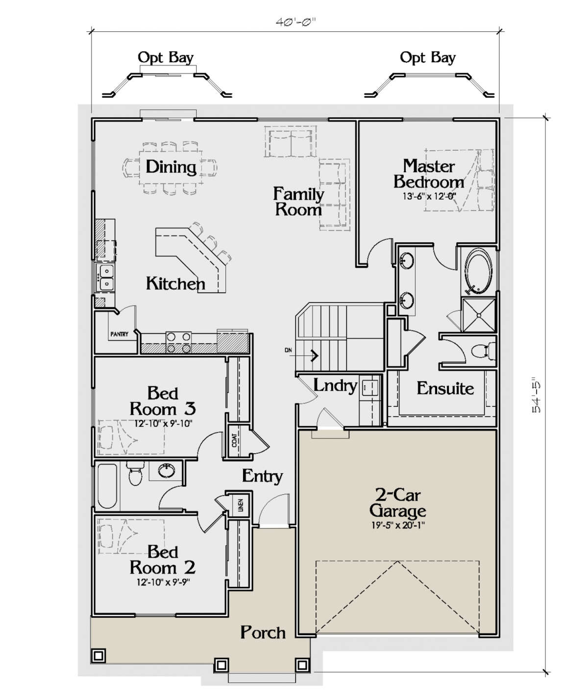 Main Floor for House Plan #6785-00002