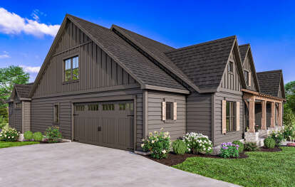 Modern Farmhouse House Plan #4534-00070 Elevation Photo