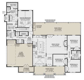 Main Floor for House Plan #4534-00070