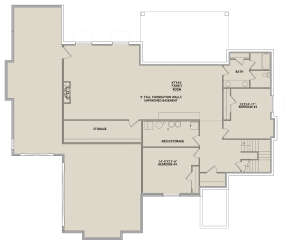 Basement for House Plan #8768-00025