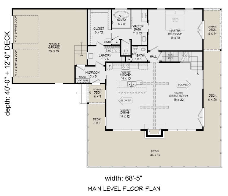 House Plan House Plan #26345 Drawing 1
