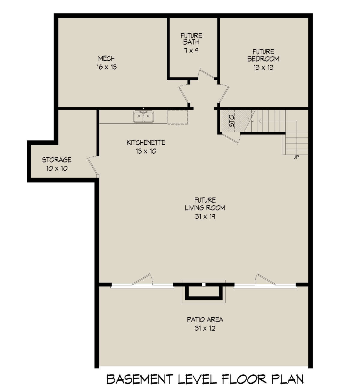 Basement for House Plan #940-00418
