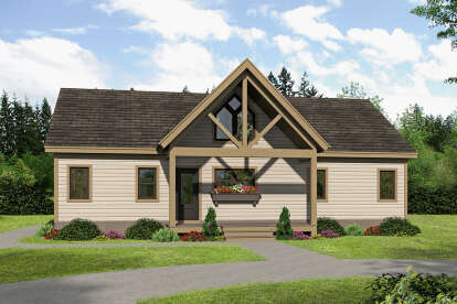 2 Bed, 2 Bath, 1604 Square Foot House Plan - #940-00420
