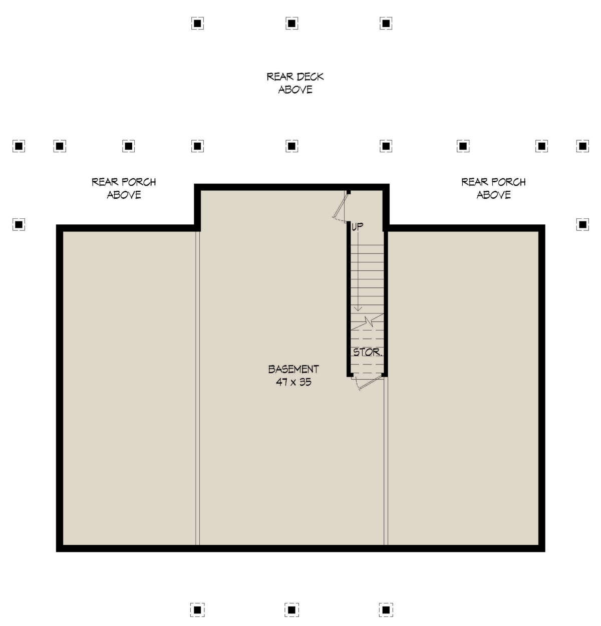 Basement for House Plan #940-00420