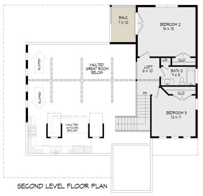 Second Floor for House Plan #940-00421