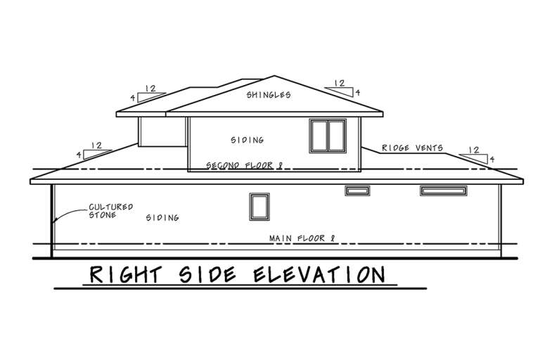 Contemporary House Plan #402-01728 Elevation Photo