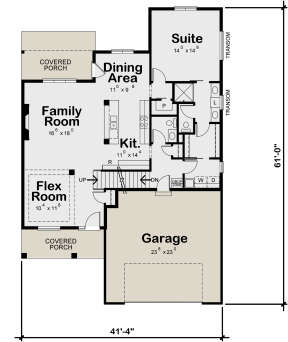 Main Floor for House Plan #402-01728