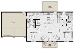 Main Floor for House Plan #2699-00032