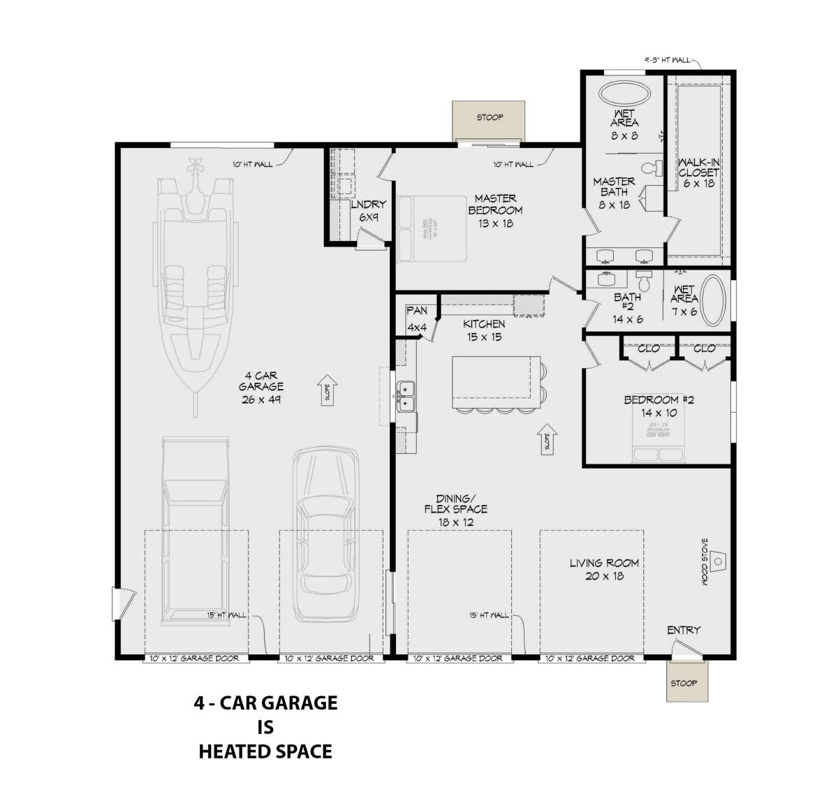 Main Floor for House Plan #940-00422