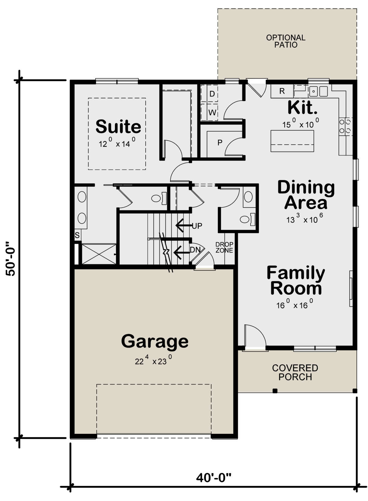 Main Floor for House Plan #402-01729