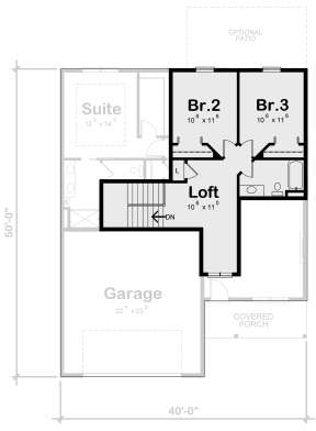 Second Floor for House Plan #402-01729