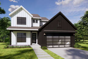Modern Farmhouse House Plan #402-01730 Elevation Photo
