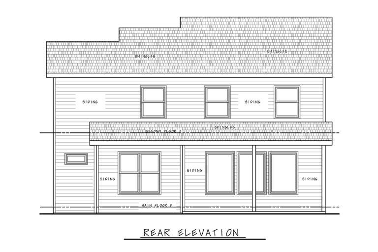 Modern Farmhouse House Plan #402-01730 Elevation Photo