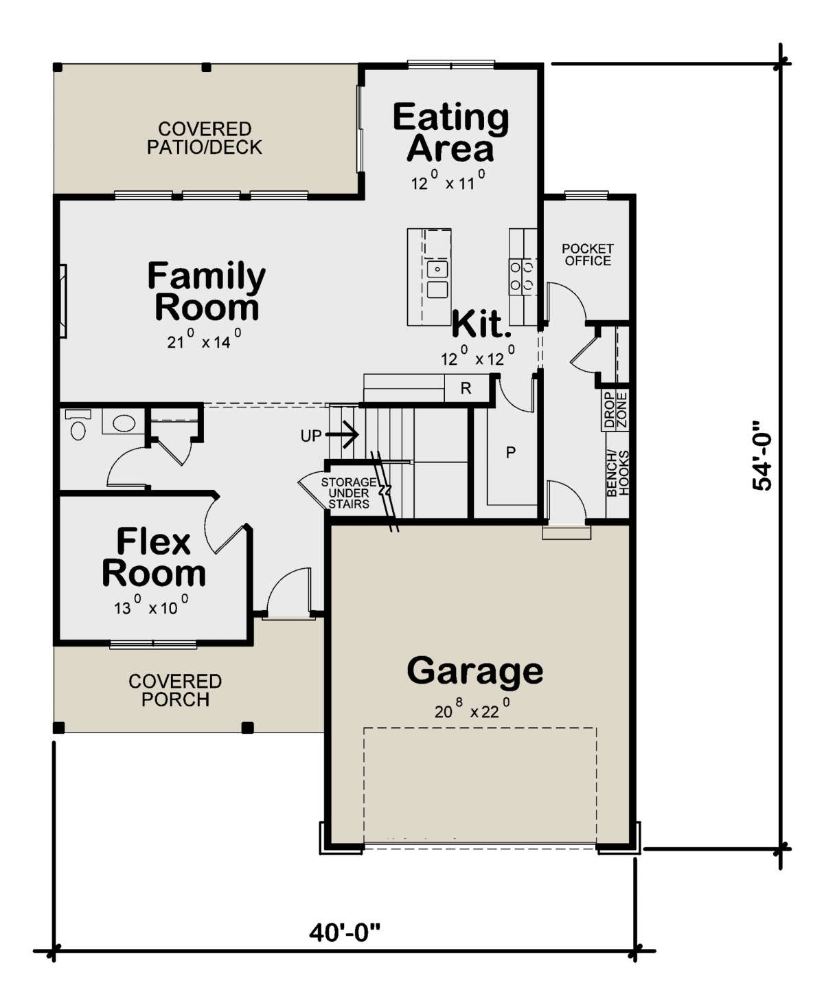 Main Floor for House Plan #402-01730
