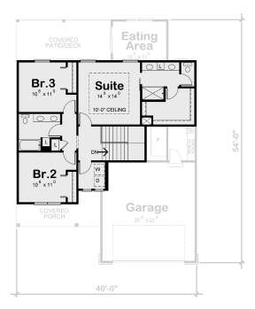 Second Floor for House Plan #402-01730