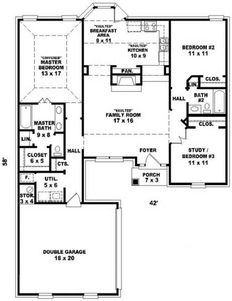 House Plan House Plan #2636 Drawing 1