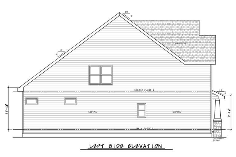 Craftsman House Plan #402-01731 Elevation Photo