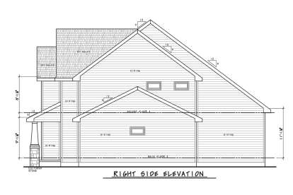 Craftsman House Plan #402-01731 Elevation Photo