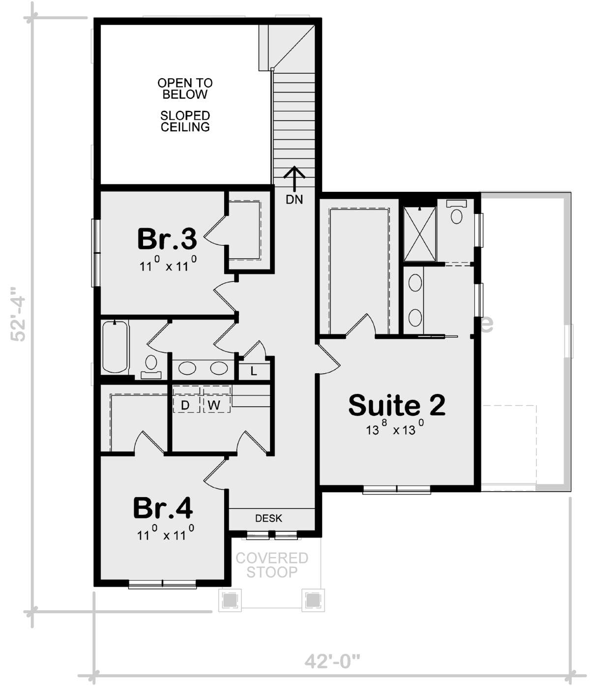 Second Floor for House Plan #402-01731