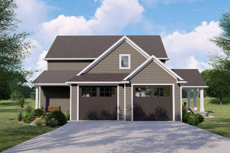 Country House Plan #5032-00148 Elevation Photo