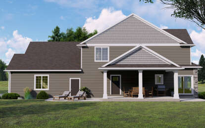 5 Bed, 3 Bath, 3044 Square Foot House Plan - #5032-00148