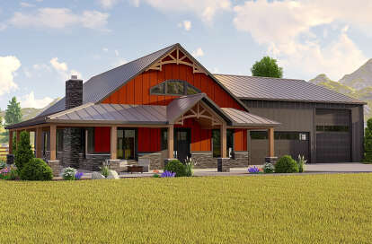 3 Bed, 2 Bath, 2039 Square Foot House Plan - #5032-00151