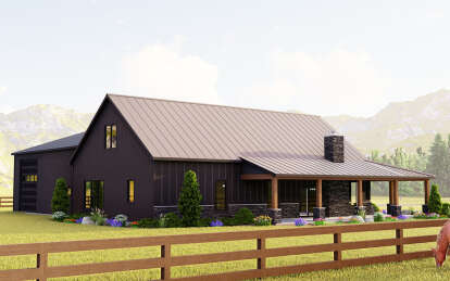 Barn House Plan #5032-00151 Elevation Photo