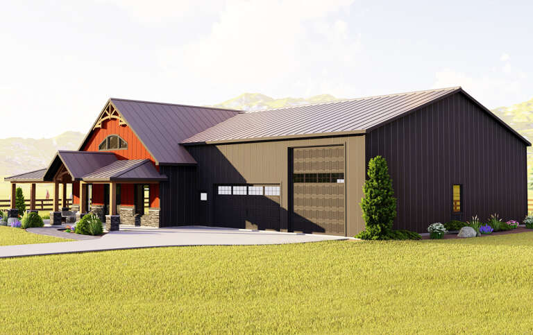 Barn House Plan #5032-00151 Elevation Photo