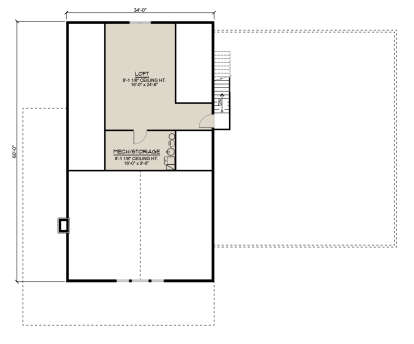 Loft for House Plan #5032-00151