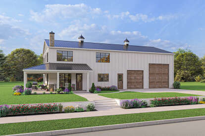 Barn House Plan #5032-00152 Elevation Photo