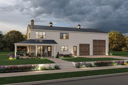 Barn House Plan #5032-00152 Elevation Photo