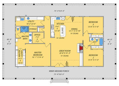 House Plan House Plan #26368 Drawing 1